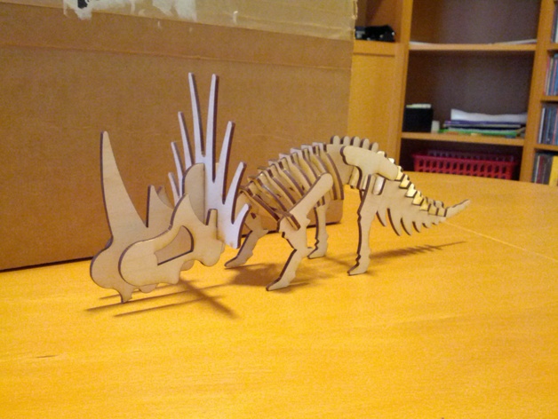 Styracosaurus Puzzle Model